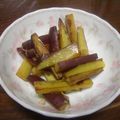パルメン's cooksnap of when they made 塩麹さんでサツマイモのバター炒め.