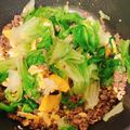 きくずん's cooksnap of when they made レタス救済 中華風レタスと玉子ひき肉炒め.