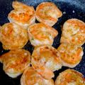 なるえり☆キッチン's cooksnap of when they made お弁当に簡単♪エビのガーリックソテー.