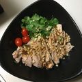 クック78R779☆'s cooksnap of when they made レンチンで簡単、しっとりよだれ鶏.