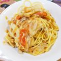 なおきんとん's cooksnap of when they made 蓮根☆ツナ☆トマトパスタ.