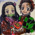 myr25's cooksnap of when they made 鬼滅の刃チョコプレートの作り方.