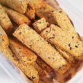 ジジ☆☆'s cooksnap of when they made 米ぬか＆きな粉＆ごまステック.