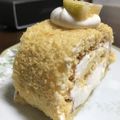 KOMA☆SHO's cooksnap of when they made ハチミツ　レモン✿ロールケーキ.