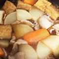 クックUFBEWO☆'s cooksnap of when they made 大根大量消費　大根、豚バラ肉、薄揚げ煮物.