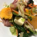 るん？ん's cooksnap of when they made 生ハムと柿・ブルーチーズのサラダ.