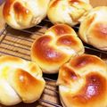 クック0JVBDN☆'s cooksnap of when they made HBで簡単♪美味しいさつまいもパン.