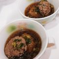 あいりんJAPAN's cooksnap of when they made 中華風豚ミンチ煮込みハンバーグ.
