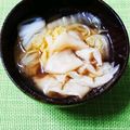 NAOばあさん's cooksnap of when they made ワンタンスープ.