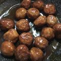 北京パンダ's cooksnap of when they made ｲｼｲのﾐｰﾄﾎﾞｰﾙ風☆甘酢あん.