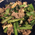miss chron's cooksnap of when they made 美味しい✨小松菜と豚肉の卵炒め.