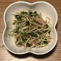 きゅんらこ☆'s cooksnap of when they made えのきと貝割れ大根のわさび醤油和え.