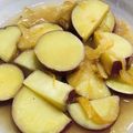 陸ケミ's cooksnap of when they made さつまいも×柚子茶☆でほっこり煮♪.
