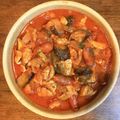 HikariNMY's cooksnap of when they made 簡単＊鶏肉と茄子のチリチーズトマト煮込み.