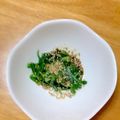 クックHIYE07☆'s cooksnap of when they made 春菊のごま和え.