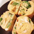 KAORULALA's cooksnap of when they made 普通に飽きたら☆オクラチーズ和風卵焼き.