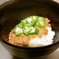 shino⚪yu's cooksnap of when they made 納豆とオクラのネバネバ冷たいスープご飯.