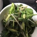 なつきよう's cooksnap of when they made もやしと春菊のナムル.