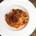 horseland's cooksnap of when they made 挽肉とトマトの定番パスタ☆.