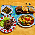 komutatata's cooksnap of when they made 鯖と秋野菜のオイスターソース炒め.