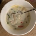 Pandita's cooksnap of when they made トムカーガイ　鶏のココナッツミルクスープ.