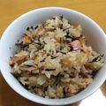 ペコポコみな's cooksnap of when they made 焼き鳥缶と塩昆布で♪炊き込みご飯♪.
