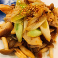 Chico・・☆'s cooksnap of when they made 豚とネギのおろしだれ炒め.