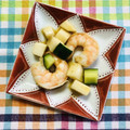 チェックのミニくま's cooksnap of when they made エビとオクラ・長芋の柚子胡椒あえ♪.