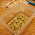 ☆かおりぃ☆'s cooksnap of when they made 絶対綺麗にできる自家製パンプキンシード♪.