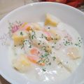ナツ☆ママ's cooksnap of when they made シーチキンとさつまいものチャウダー.