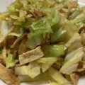 toshio39's cooksnap of when they made キャベツとうすあげの、超簡単おかず☆.