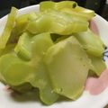 ずぼら伝説's cooksnap of when they made ブロッコリーの茎でザーサイ風.