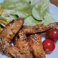 nyaoko♪'s cooksnap of when they made 簡単♪おいしい！黒酢の甘辛手羽先揚げ.