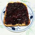 ハラールレシピ's cooksnap of when they made 大人味☆ブルーベリー×ココアのトースト.