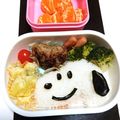 碧きりん's cooksnap of when they made キャラ弁♡スヌーピーとチャーリーブラウン.