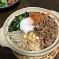 ラブすみれ's cooksnap of when they made 土鍋でおこげ♡簡単本格♪石焼きビビンパ.
