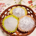 ケロ♪ケロ's cooksnap of when they made レンジ餅で作る、簡単 栗大福.