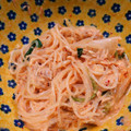 月の見える赤い丘に's cooksnap of when they made キムチと春雨のツナマヨ和え.