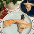 サヤスカマカン's cooksnap of when they made ジューシー！フライパンで鮭カマの蒸し焼き.
