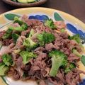 なっつなおこ's cooksnap of when they made 牛肉とブロッコリーのオイスターソース炒め.