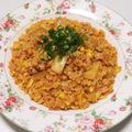もぐ・ω・くま's cooksnap of when they made 簡単♬おいしい❤キムチ炒飯.
