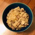 3yes's cooksnap of when they made 鶏ひき肉とエノキの節約丼♪.