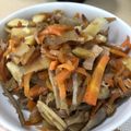 リラシャン's cooksnap of when they made さつまいも入り♡秋のきんぴらごぼう.