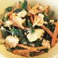 YUKIKI☆'s cooksnap of when they made ほうれん草とササミのピーナツ和え.
