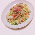 まあまま☆0403's cooksnap of when they made 瀬戸内海じゃこジャコ塩焼きそば.