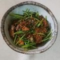 クックHX2GFD☆'s cooksnap of when they made 5分で完成！鯖味噌缶と豆苗のレンチン和え.