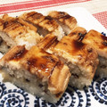 shrimprin's cooksnap of when they made 焼きあなごの押し寿司.