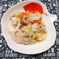 ﾁｲﾁｬﾝﾏﾏ's cooksnap of when they made 豚きゃべつ.