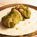E吉☆'s cooksnap of when they made ◆お弁当の隙間に…レタスのカニカマ巻き◆.