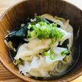 azbjbn's cooksnap of when they made 水餃子のような餃子スープ・中華スープ.